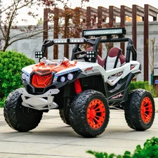 Двухместный детский электромобиль M 6349EBLR-7(24V) оранжевый багги с EVA колесами